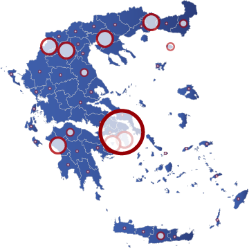 COVID19 MAP Greece