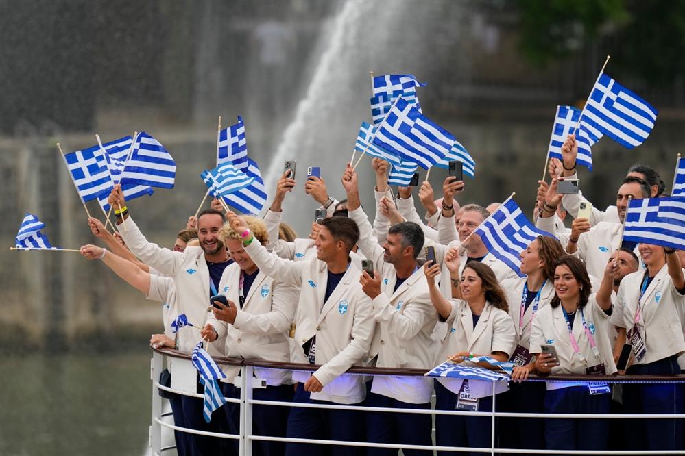 Ολυμπιακοί Αγώνες - Παρίσι - Τελετή έναρξης - Ελληνική αποστολή