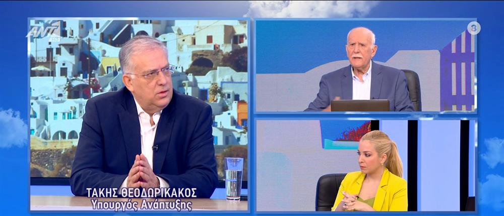 Τάκης Θεοδωρικάκος - Υπουργός Ανάπτυξης - Καλημέρα Ελλάδα