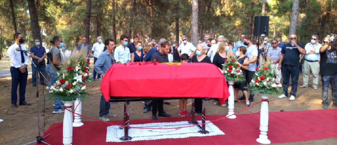 Αντώνης Σκυλλάκος: θρήνος στην κηδεία του