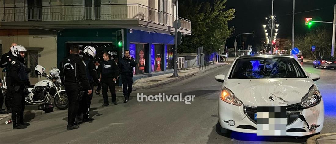 Τροχαίο - Θεσσαλονίκη: Αυτοκίνητο παρέσυρε αστυνομικό της Ομάδας Ζ (εικόνες)