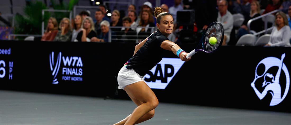 WTA Finals: Η Σάκκαρη στα ημιτελικά με εντυπωσιακή εμφάνιση 