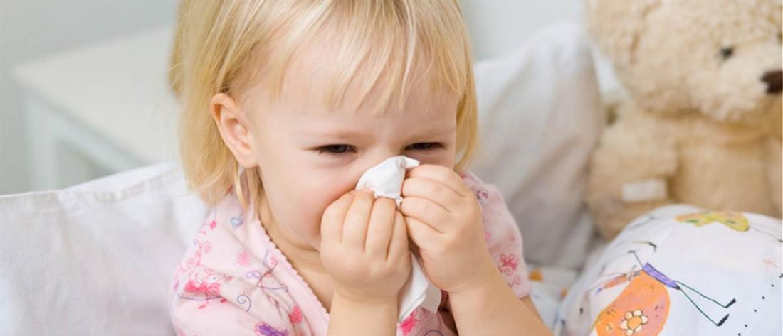 Παιδιά: Γρίπη και RSV “σαρώνουν” - Σε υποχώρηση ο κορονοϊός