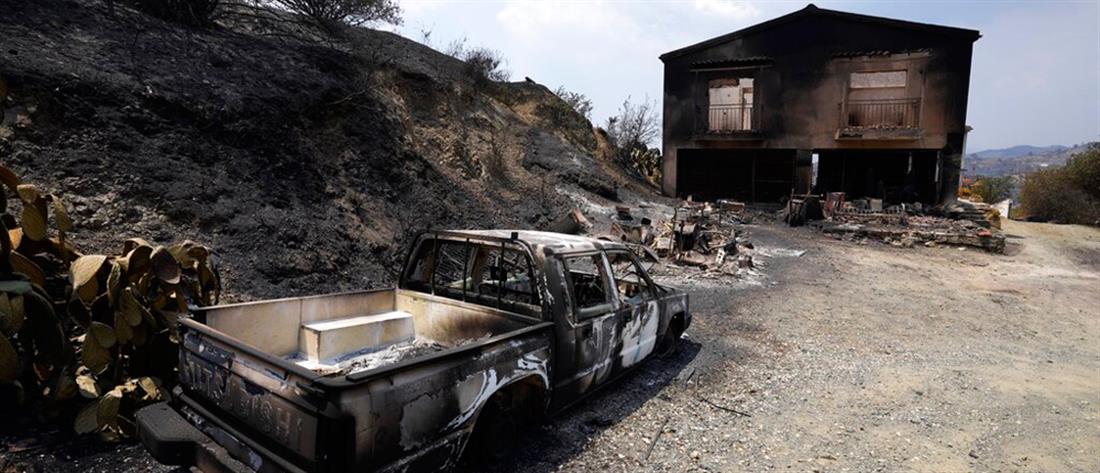 Φωτιά στην Κύπρο: ανυπολόγιστη η καταστροφή (εικόνες)