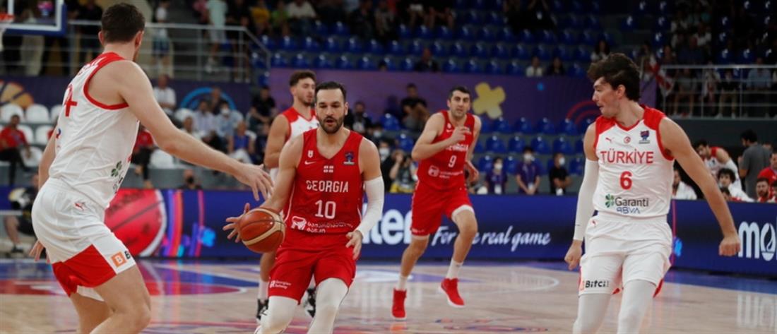 Eurobasket: Η Γεωργία έριξε στο καναβάτσο την Τουρκία στη δεύτερη παράταση