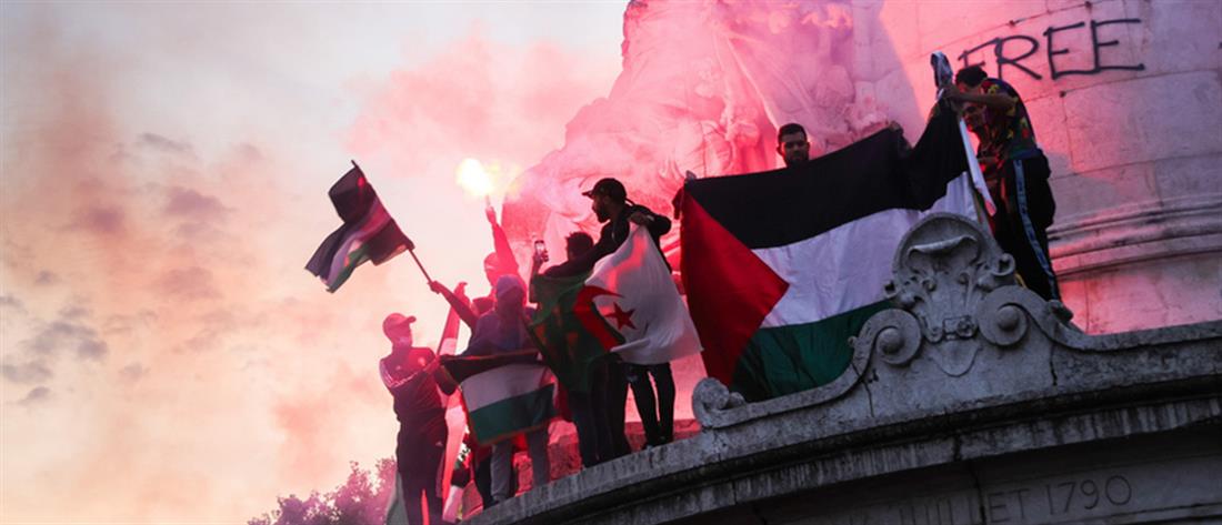 Γαλλία: Επεισόδια σε διαδήλωση υπέρ των Παλαιστινίων (εικόνες)
