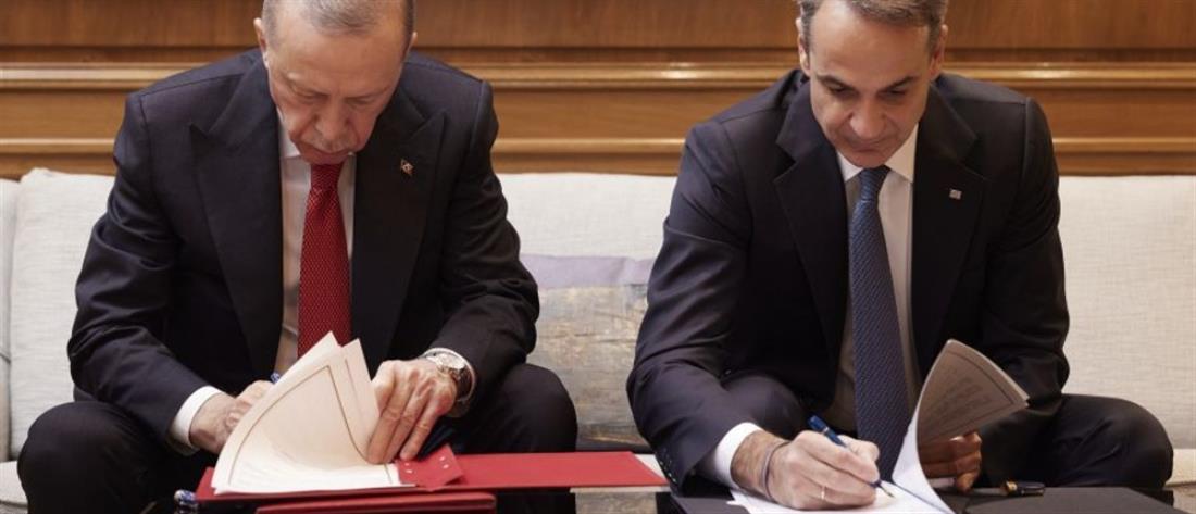 Επίσκεψη Ερντογάν: Οι 15 συμφωνίες που υπογράφηκαν