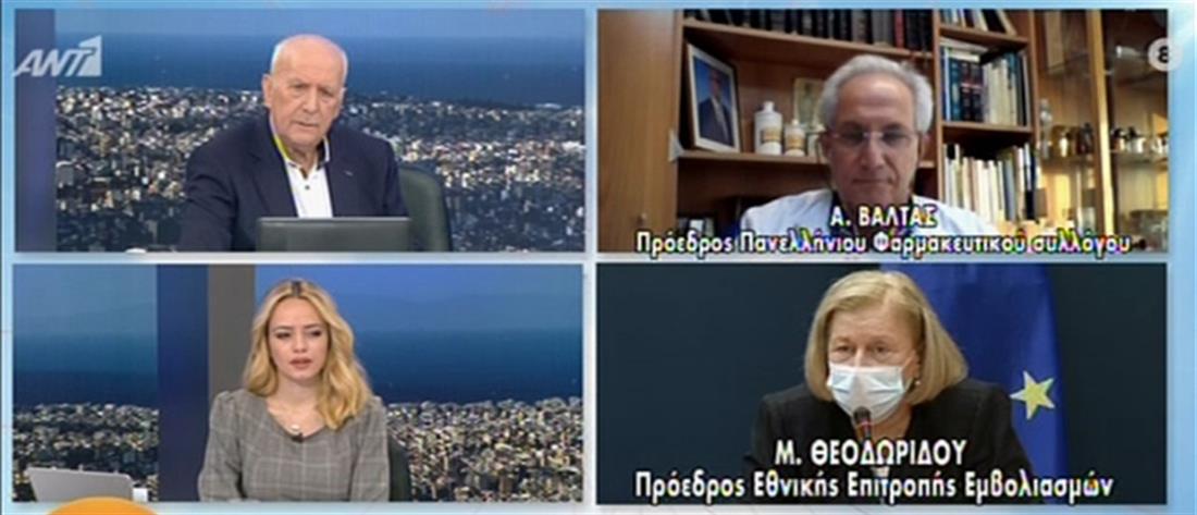 Θεοδωρίδου στον ΑΝΤ1: να κάνουν το εμβόλιο της γρίπης αυτοί που πρέπει (βίντεο)
