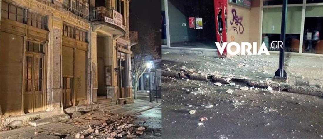 Σεισμός στην Φλώρινα: Ζημιές σε κτήρια και αυτοκίνητα (εικόνες)