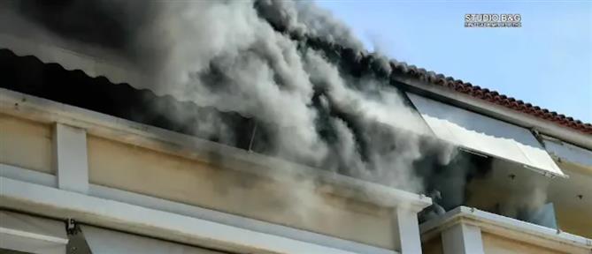 Ναύπλιο: Φωτιά σε σπίτι ζευγαριού (εικόνες)
