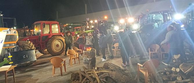 Κιλκίς: Αγρότες απέκλεισαν το Τελωνείο Ευζώνων